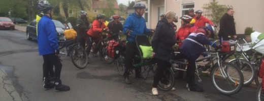 Vor dem Start zur Dolmarrundfahrt am 3. Mai