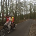 Per Tandem durch den Wald