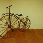 Ein historisches Fahrrad